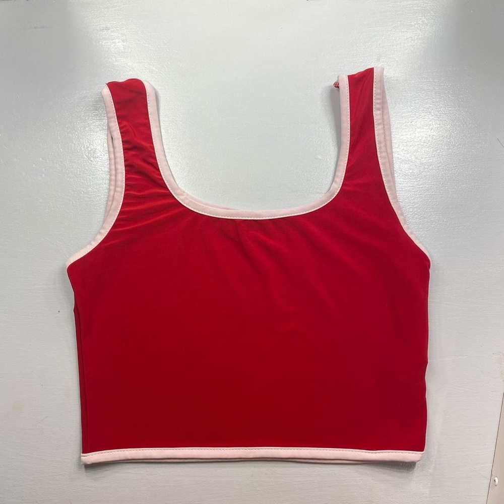 Red and White Tank Top - pretty little thing